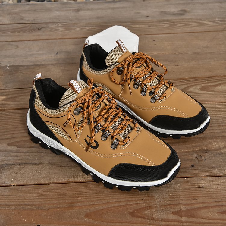 Große größe männer casual sport schuhe frauen frühling und herbst neue schnüren bergsteigen sport einzelnen schuh casual schuhe_voghion.com