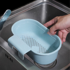 Factory Direct Sale Downspout Basket Kitchen Plastic Sink Vegetable Fruit Basket No Drill Hook Type Basket