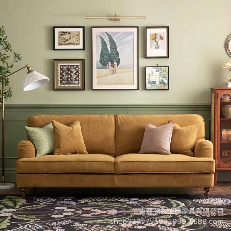 French Cloud Cream Style Sofa Modern Simple Internet Celebrity Puff Small Sofa Straight Row Small Apartment Cashmere Sofa