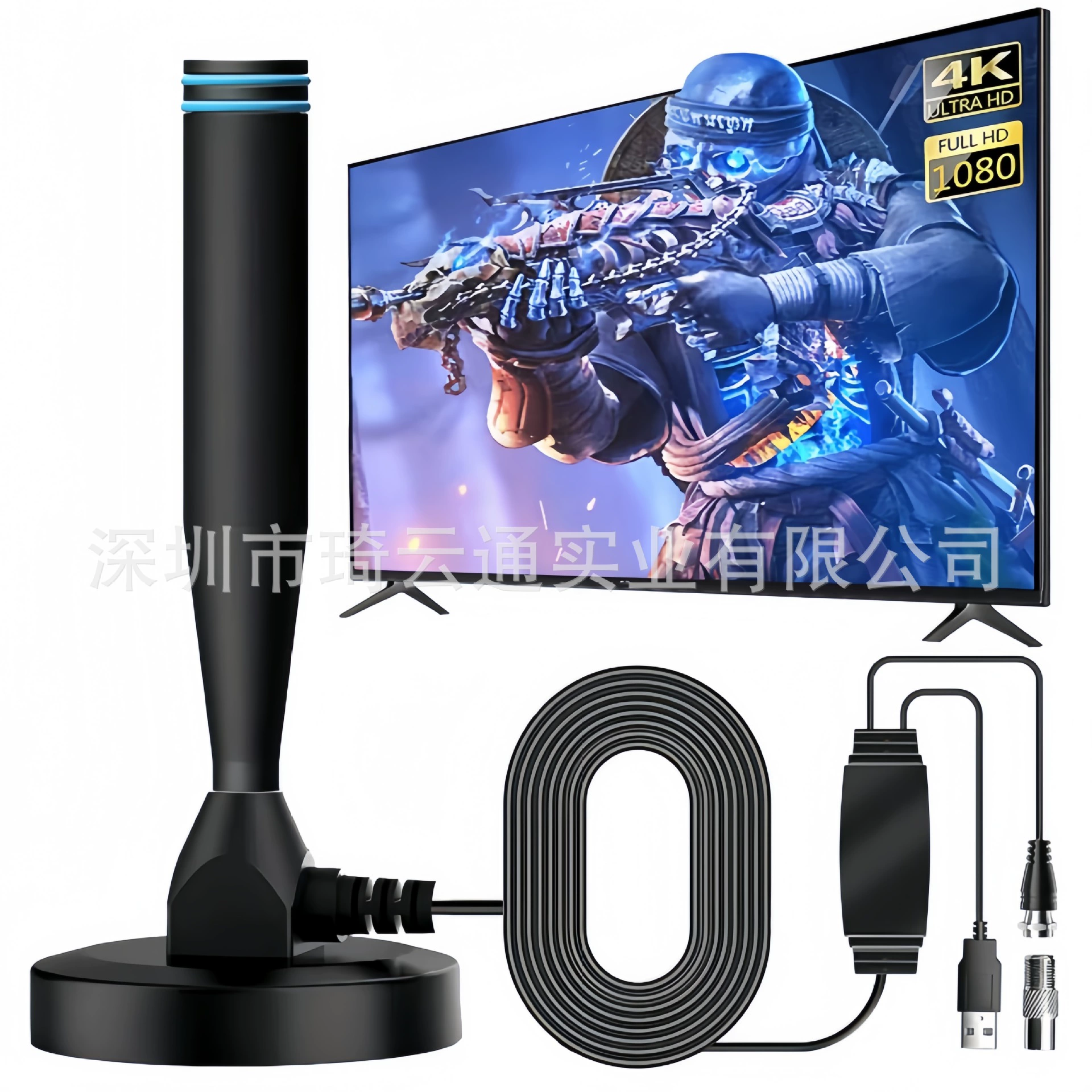 Трансграничная Amazon HDTV HD крытая цифровая телевизионная антенна DTMB присоска автомобиля наземная волновая приемная антенна