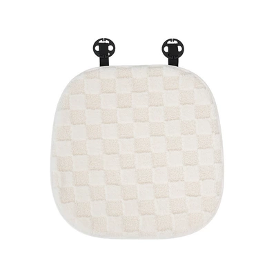 Autumn and Winter Car Cushion: Seat cushion, seat cover - beautiful-white-cushion-front-row