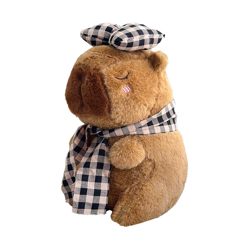 Cute Kapibala Carpincho Colgante trasero del coche Muñeca exterior del maletero del coche Muñeca interior del coche Adornos