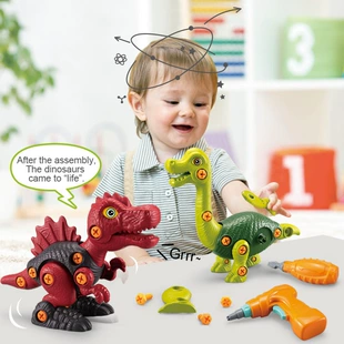 Конструктор динозавр 3 в 1 с винтами STEM игрушка для сборки