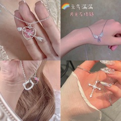 2025年新作ネックレス、女性用ネックレスの大きなコレクション、軽い高級感、ニッチ、ハイエンド、ガールフレンドや親友への誕生日プレゼント