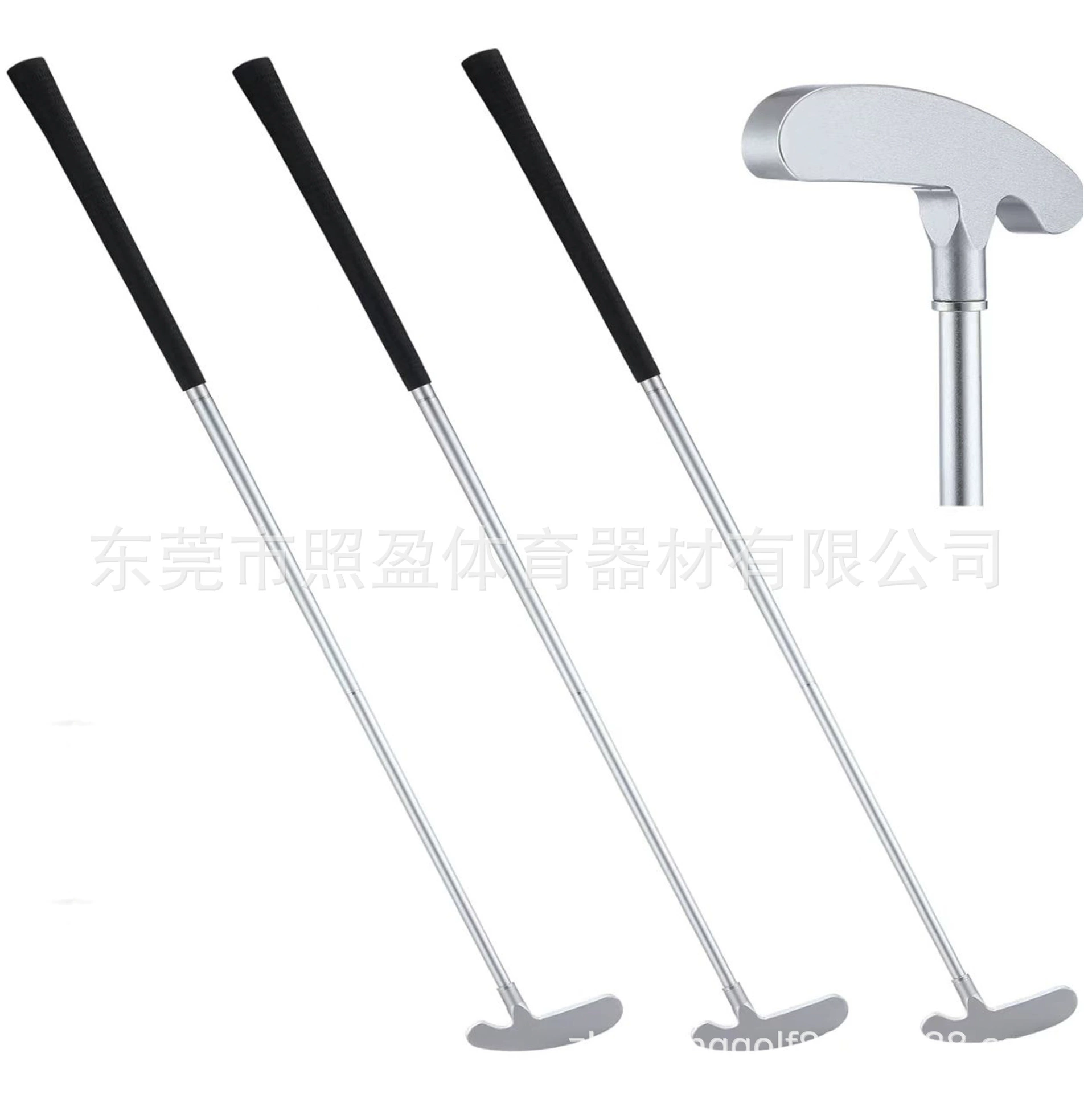 Производитель поставляет трехсекционный двухсторонний паттер для гольфа, двухсторонний паттер для начинающих, складной тренировочный паттер из алюминиевого сплава.