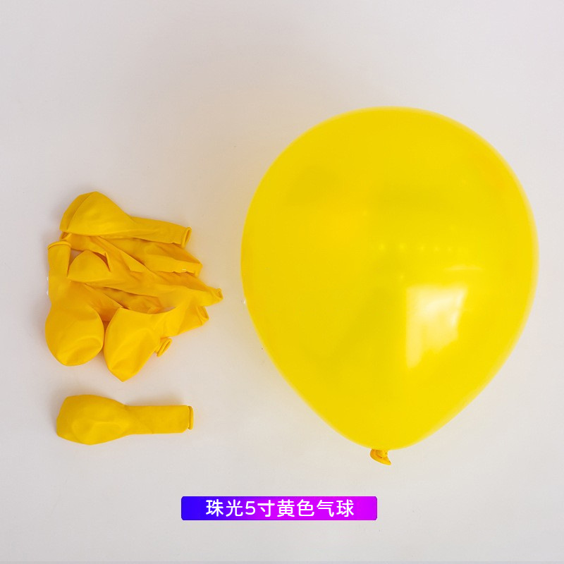 Amarillo perlado de 5 pulgadas (100)