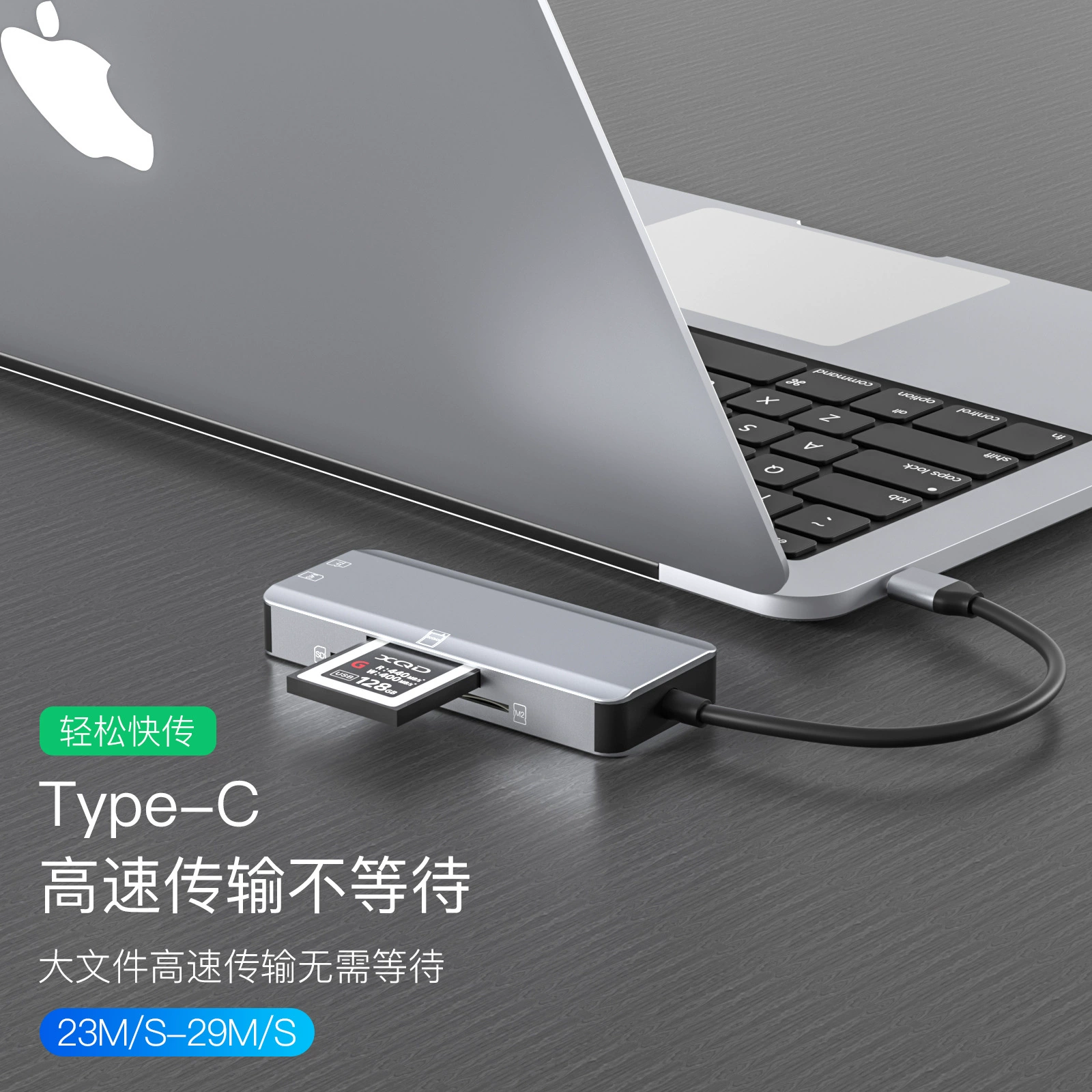 NK-3046 five-in-one Type-C mobile card reader XQD M2 SD TF MS Card Reader