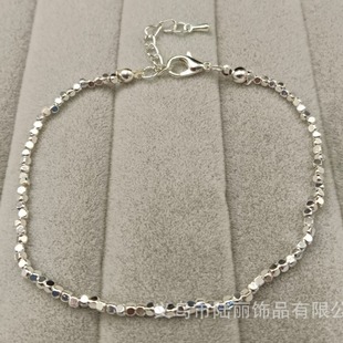 Cross-border Hot Sale Light Luxury Niche Delicate High-end Internet Celebrity Beads Bracelet Jewelry Broken Silver Pearl Bracelet for Women