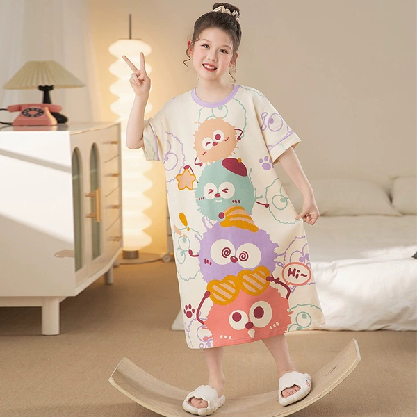 QD-21221【Short-sleeved skirt】