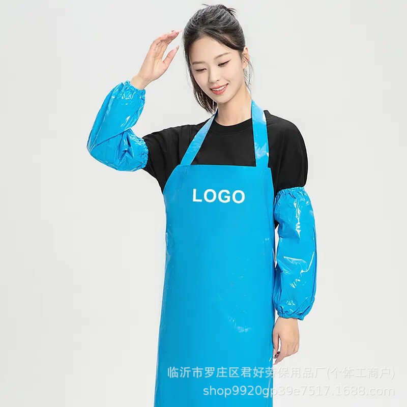 Multicolor Waterproof Apron for Home, Food Workshop, Factory, Flower Shop, Milk Tea, Supermarket, Warehouse, Aquaculture Work Apron Multicolor Waterproof Apron for Home, Food Workshop, Factory, Flower Shop, Milk Tea, Supermarket, Warehouse, Aquaculture Work Apron