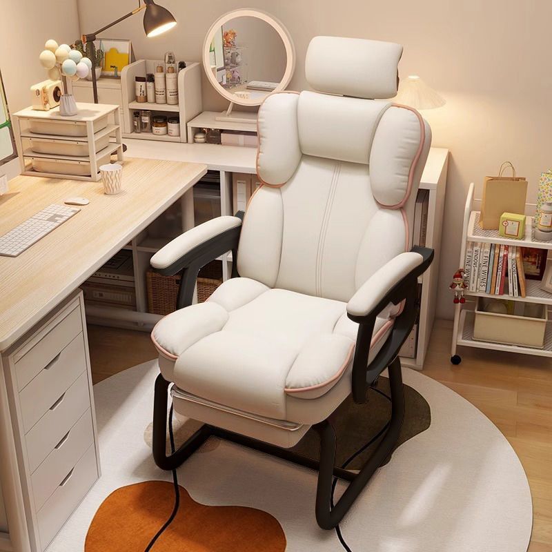 Computer Chair, Home Use Bow-Shaped Chair, Comfortable for Long Sitting, Gaming Chair, Live Streaming Chair, Adjustable Chair, Bedroom Leisure Gaming Chair