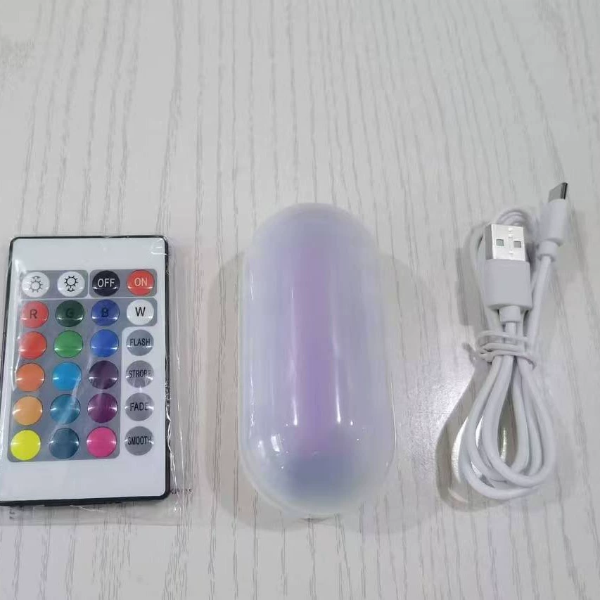 LED силиконовая подложка с рисунком 5V круглая длинная эллипсоидальная зарядка цветной сенсорный карусельный маленький ночник дно