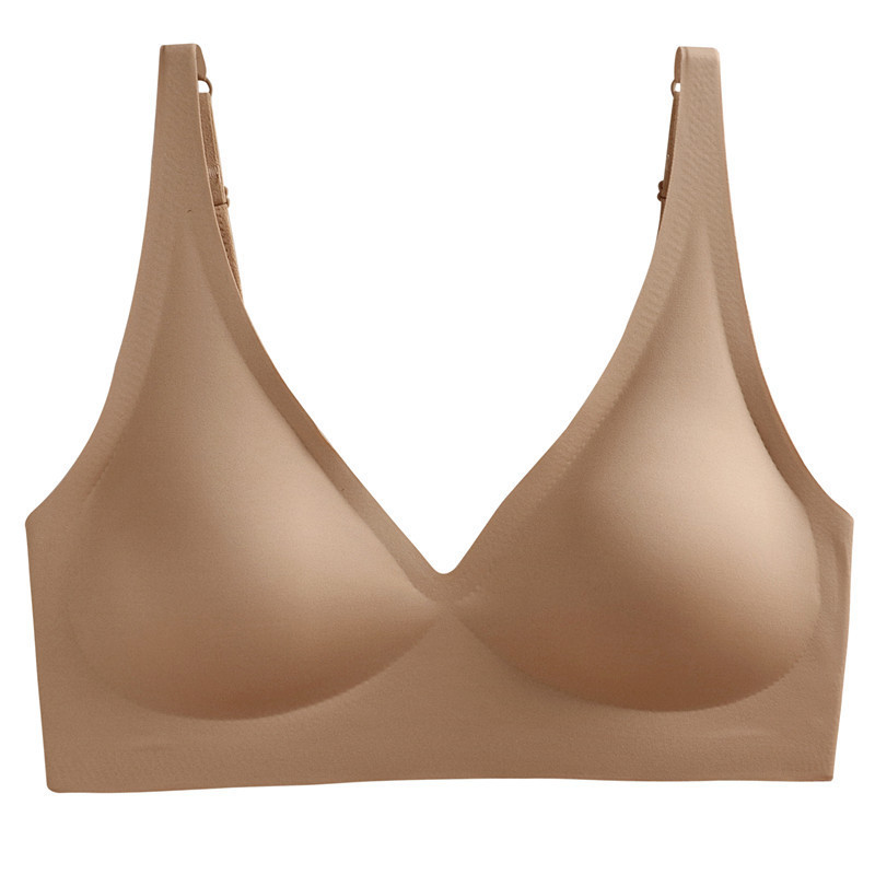 女性用外国貿易ソフトサポート下着、プッシュアップ、副乳縮小、たるみ防止、調節可能なシームレスゼリーブラジャー|undefined