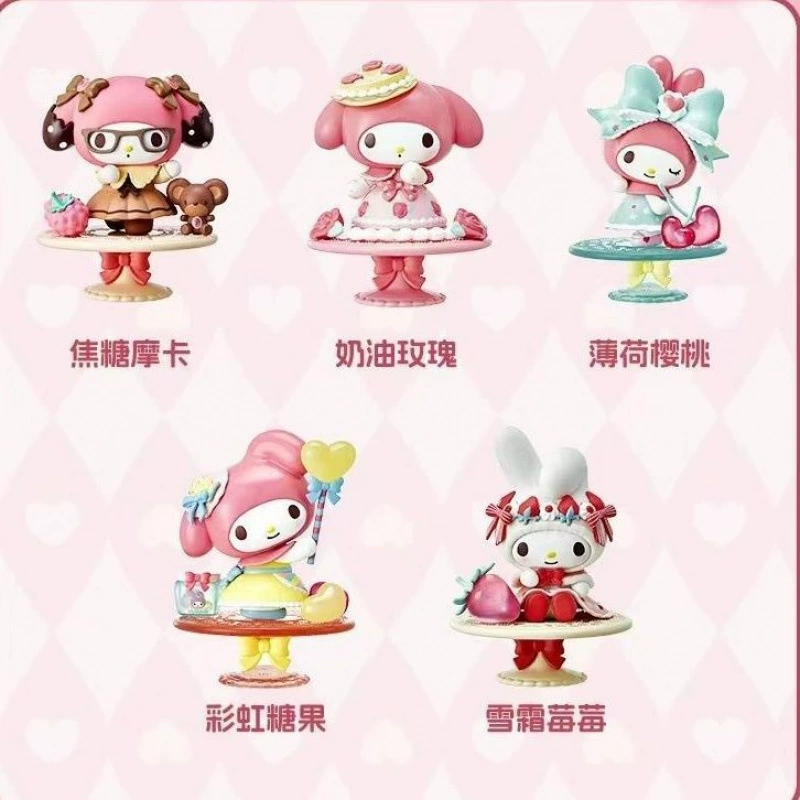 Фигурка (Sanrio) Melody Afternoon Tea Series — коллекционная минифигура 11 см, слепой бокс и подарок