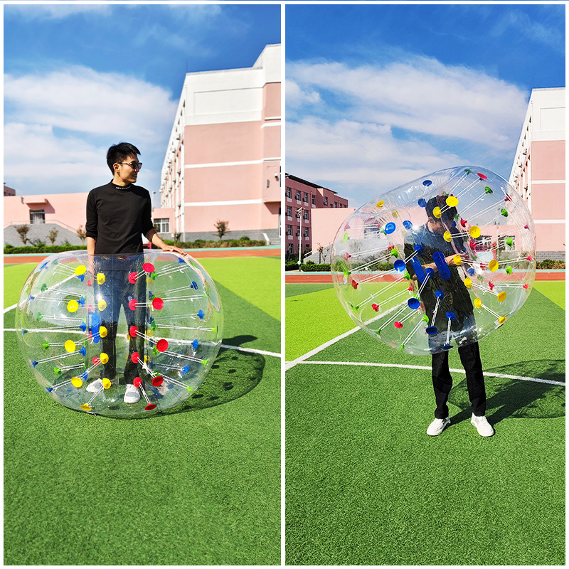 Bolas de tambor de agua inflables juguetes luminosos balón de paseo acuático parque infantil al aire libre barraca balón de yo-wave