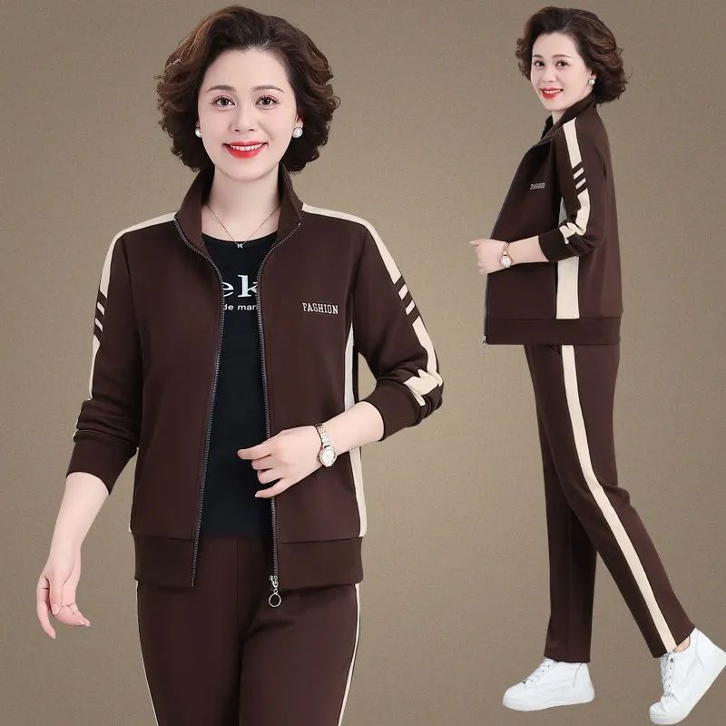 Women's Plus Size Sports Suit Casual Two Piece Set For Women_voghion.com