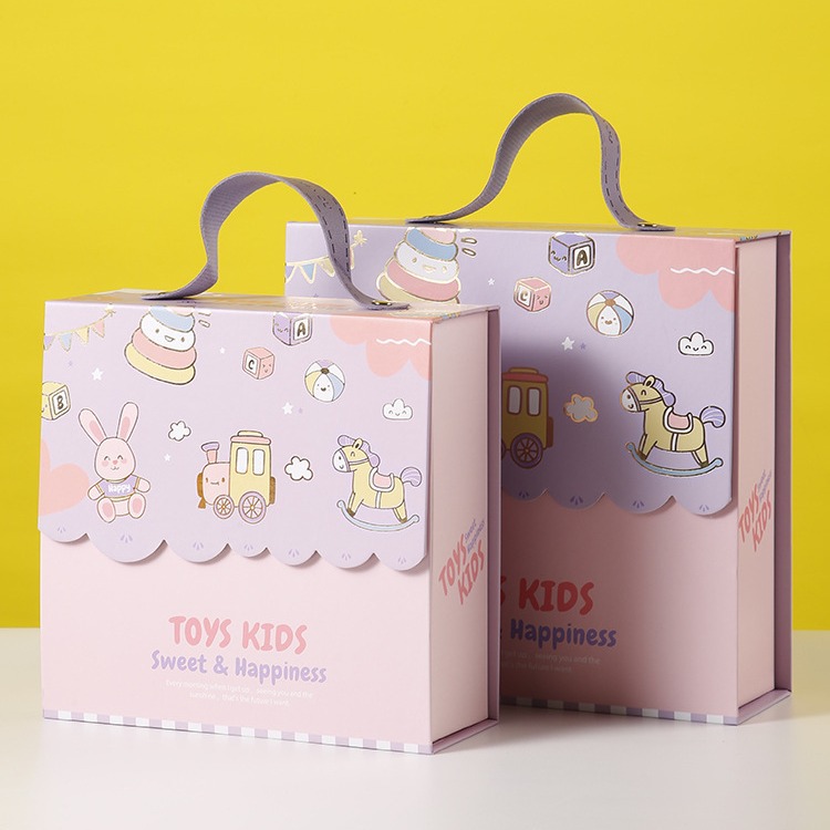 Dragon Baby Full Moon Gift Box Hundred Days Celebration Children's 10th Birthday Gift Box Candy and Cakes Favors Gift Box Empty Box