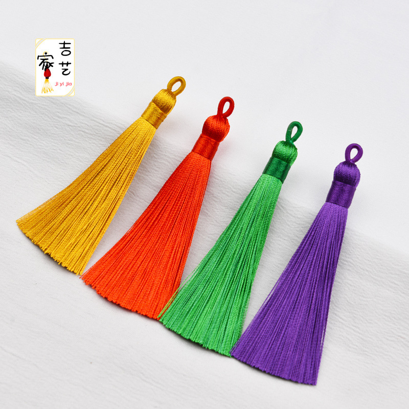 8cm Small Tassel Fringe Accessories Clothing Accessories Bookmark Hair Accessories DIY Parts Small Tassel Pendants Wholesale from Manufacturer