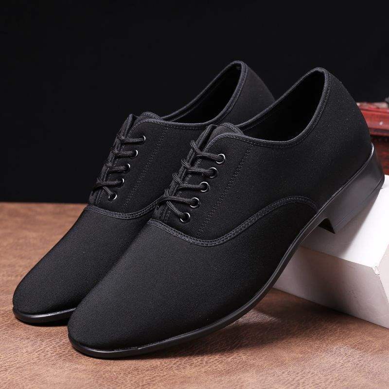 Men's Oxford Cloth Square Dance Shoes, Ballroom Dance, Latin Dance, New Style Practice Shoes for All Seasons
