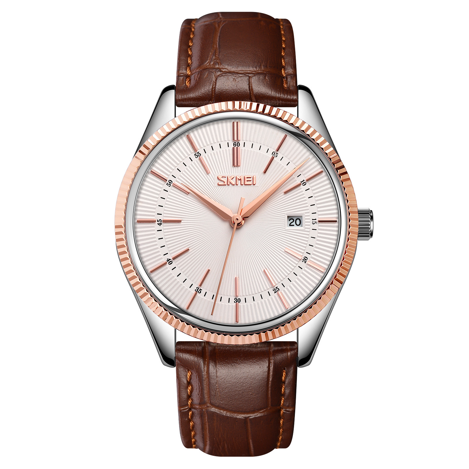 Momento de calendario casual correa relojes de cuarzo de negocios minimalistas relojes de pulsera de hombre punto transfronterizo fábrica de fuente personalizada