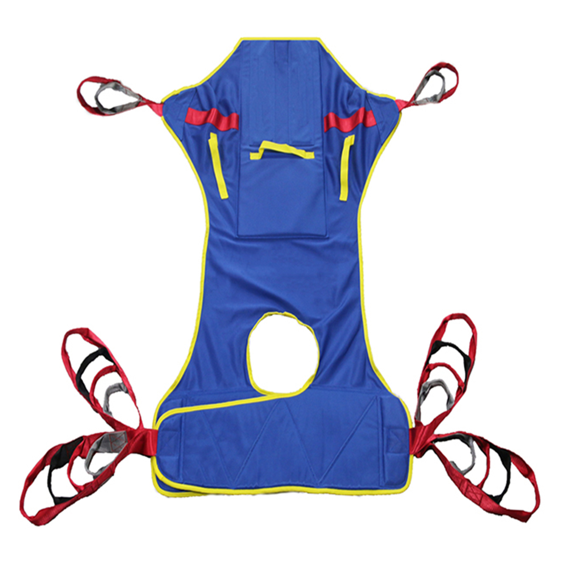 跨境专供patient lift sling高靠背加厚款全包分腿移位机吊带吊具