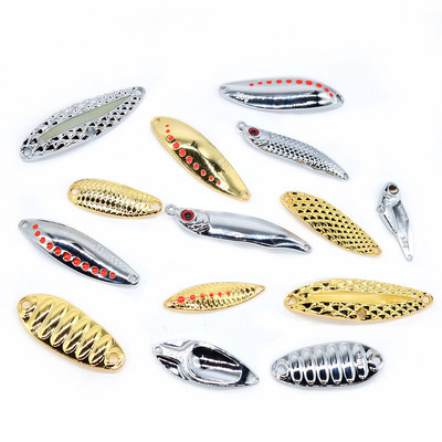 路亞亮片水蛭亮片VIB路亞餌龍鱗馬口平振亮片金屬餌仿生餌定制