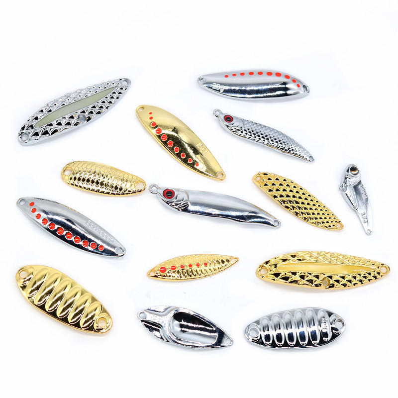 路亞亮片水蛭亮片VIB路亞餌龍鱗馬口平振亮片金屬餌仿生餌定制