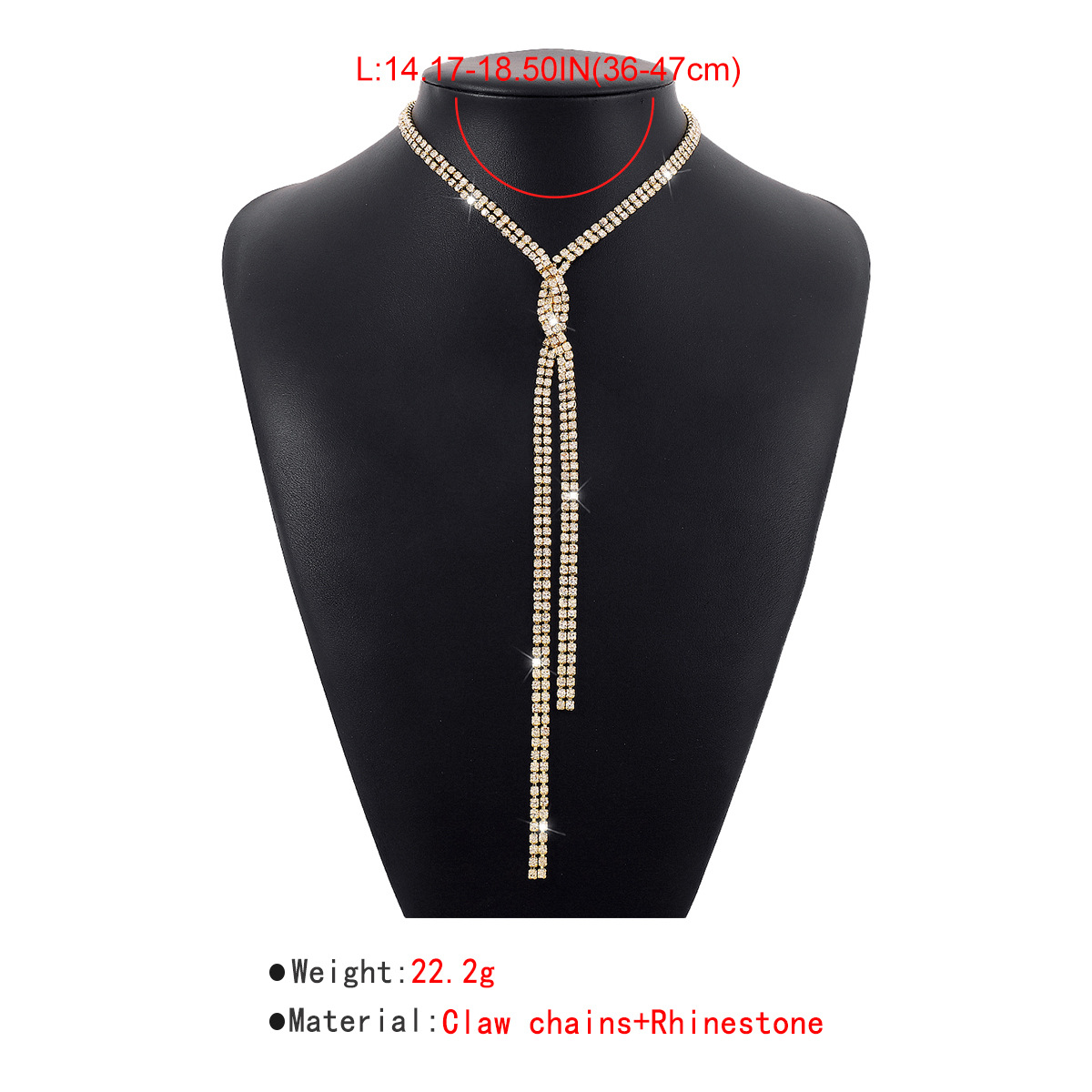 Fashion Geometric Alloy Inlay Rhinestones Women's Pendant Necklace 1 Piece display picture 7