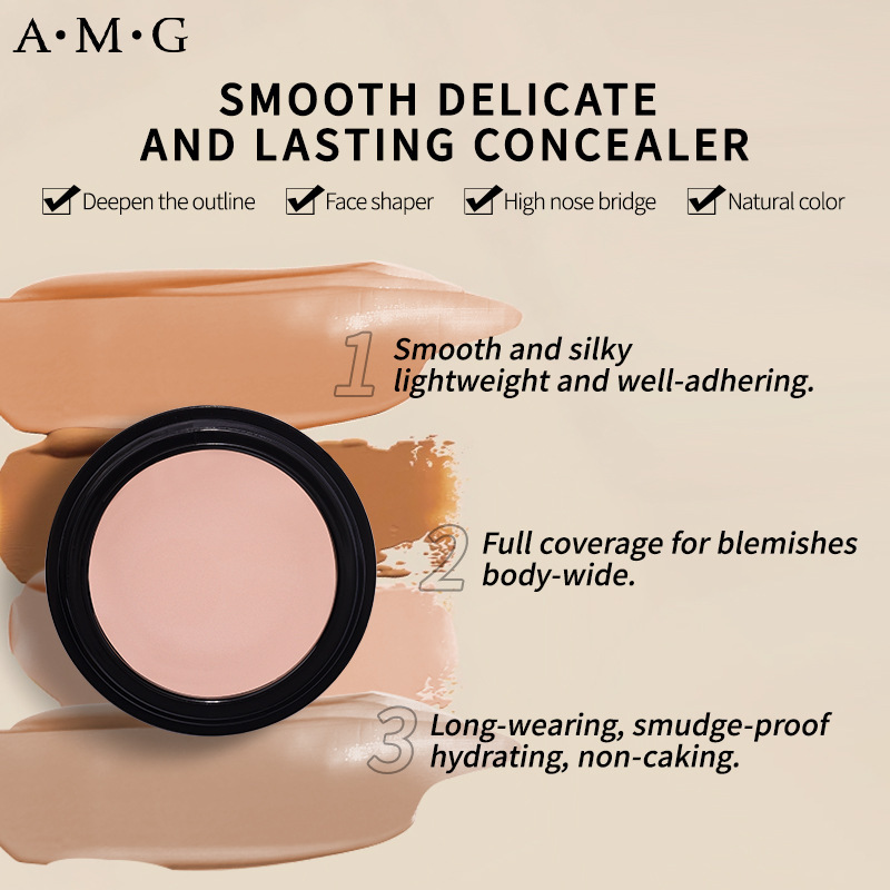 新品跨境爆款遮瑕膏 AMG海外现货代发 防汗持久遮瑕 Concealer|undefined