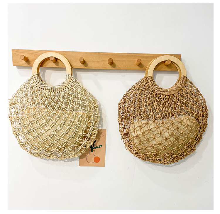 New Fashion Casual Straw Woven Handbag Wholesale Nihaojewelry display picture 5