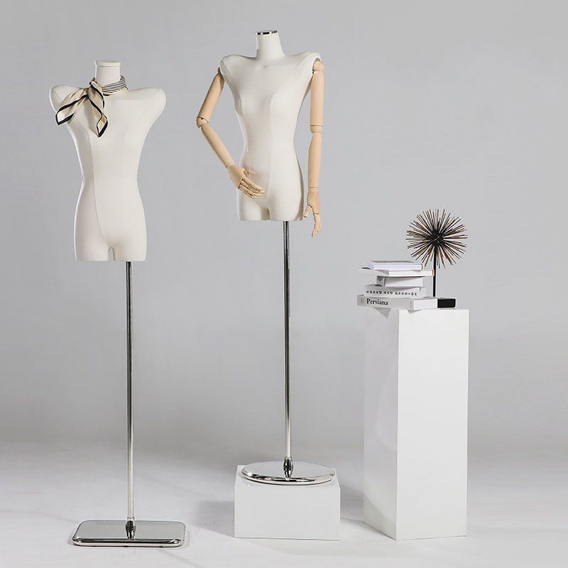 Modelo de hombro de la tienda de ropa accesorios de mujer plataforma de hombro plano de todo el cuerpo marco de modelo de ropa de mujer estante de ventana image 1