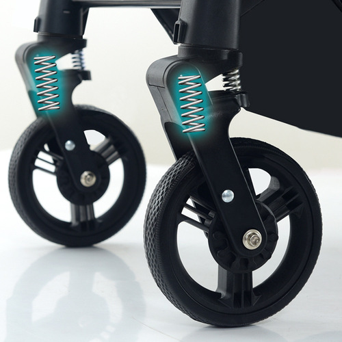 Yinglaier baby stroller can sit and lie down, lightweight, foldable, high landscape, shock-absorbing, two-way newborn baby stroller