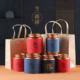 New Small Large Half Jin Tea Can Iron Can Spot Black Tea Green Tea Metal Round Can Tea Packaging