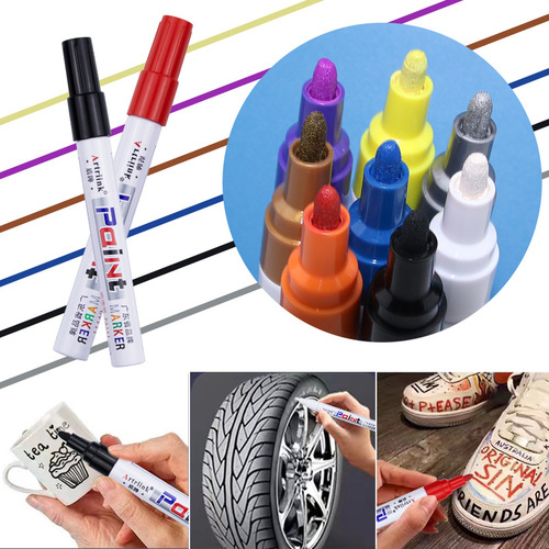 Colorful large-capacity paint pens for ceramic tiles and floor tiles, anti-mildew, waterproof and non-fading industrial touch-up markers