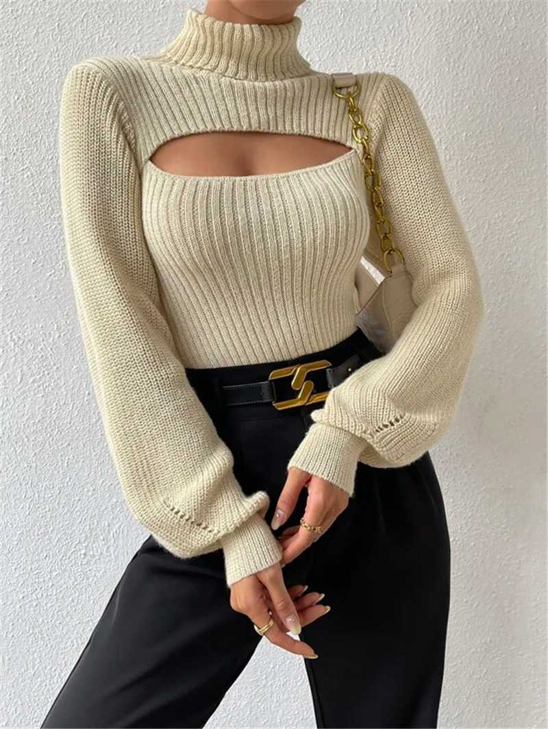 Women's Sweater Long Sleeve Sweaters & Cardigans Elegant Streetwear Solid Color display picture 19
