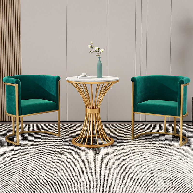 Negociaciones comerciales sofá / silla de una persona departamento de ventas 4S tienda cafetería salón de belleza tienda de ropa sofá / mesa / silla combinación