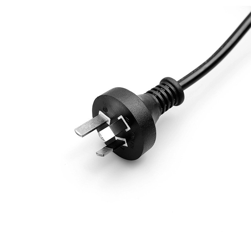 Australian Standard 075 pure copper product character tail power cord computer host printer monitor three-hole connection Australian standard wire