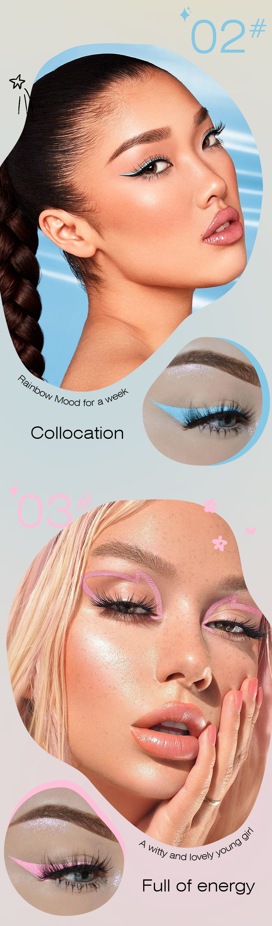KRISTEN LEANNE Explosive Matte Fast Drying Color Eyeliner Pencil Set Performance Make-up Set_voghion.com