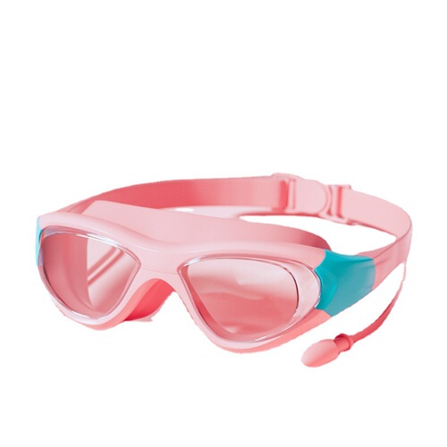 Children's swimming goggles for boys and girls waterproof and anti-fog HD swimming goggles professional swimming goggles set diving equipment wholesale