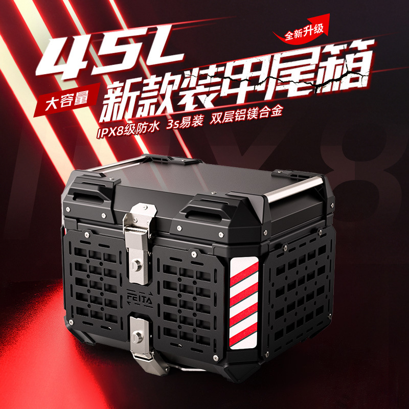 Fábrica directa nueva motocicleta tailgate aluminio aluminio tailgate coche eléctrico batería coche maletero