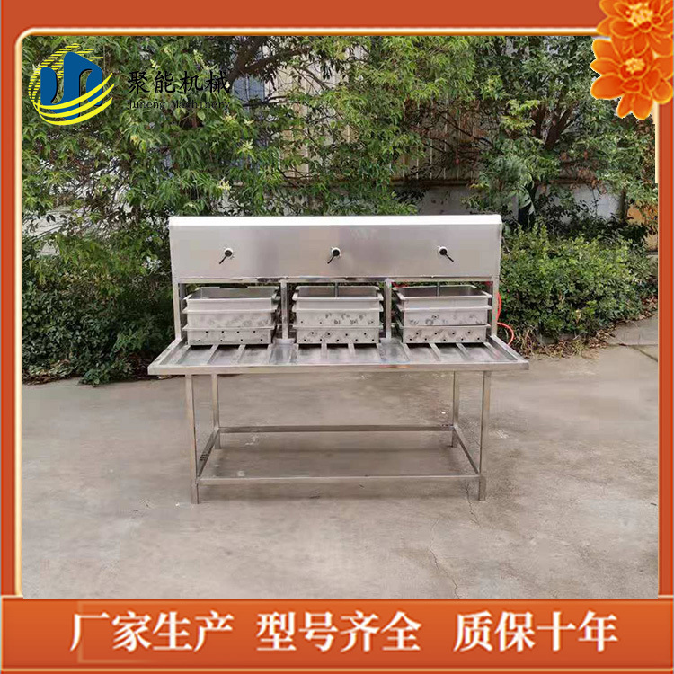 豆腐机自动化程度高小型自动上渣豆腐机聚能豆制品设备