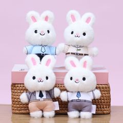 网红小兔子先生挂件可爱毛绒玩具公仔包包挂饰玩偶钥匙扣布娃娃