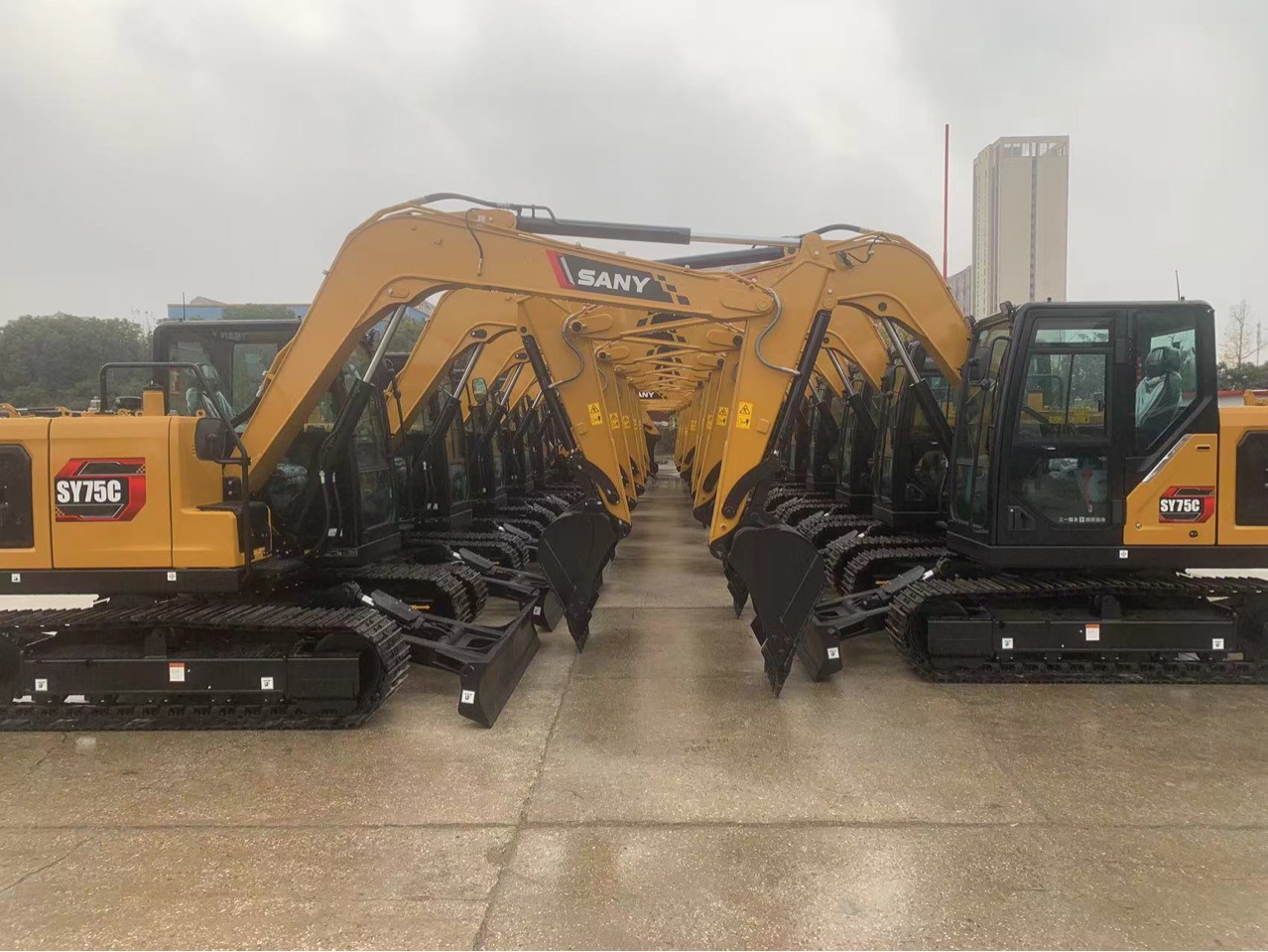 Marcas nacionales de primer nivel Sany75 95 135 155 215 235 305 Sany excavadoras grandes y medianas