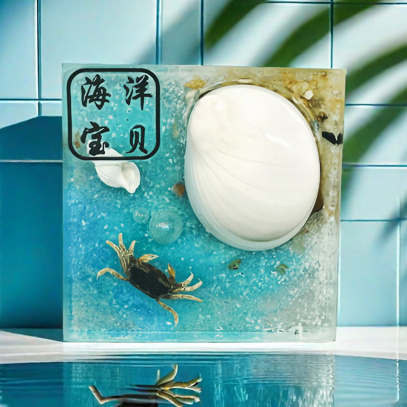 쉘 크랩 냉장고 강한 자기 흡입 3D 높은 색상 가치 수제 바다 바람 선물 기념품