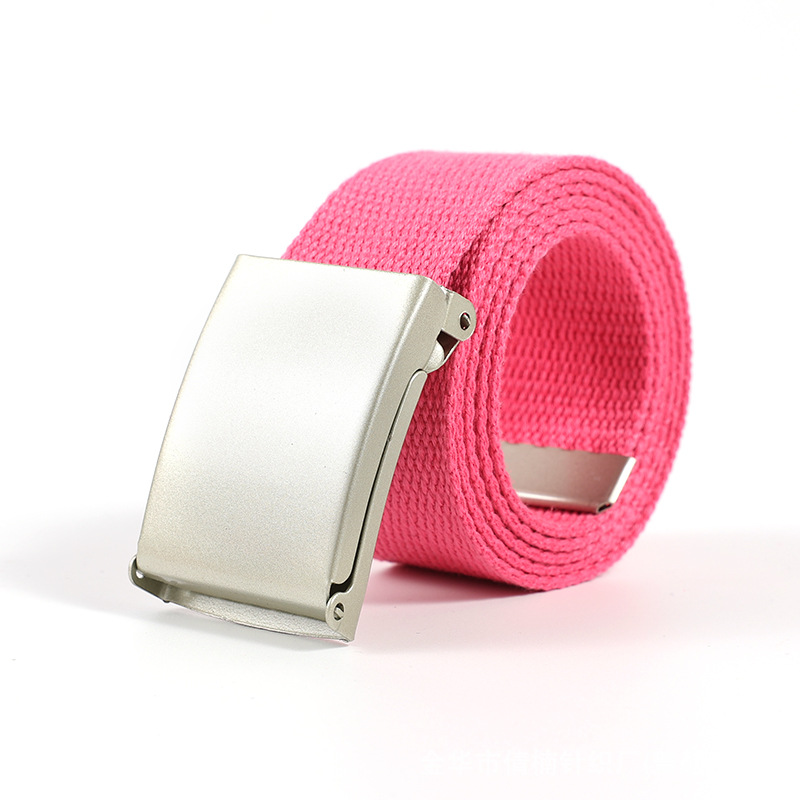 Los hombres y las mujeres universales adultos cinta lienzo clásico lienzo casual todo partido simple cinturón tejido al por mayor