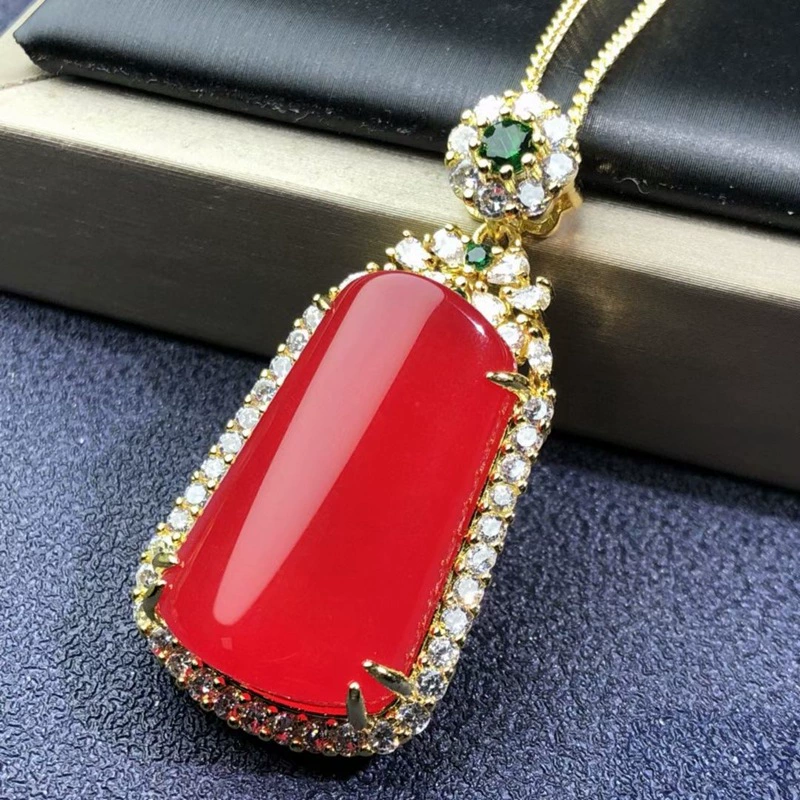 Stone inlay, pendant, necklace, wholesale