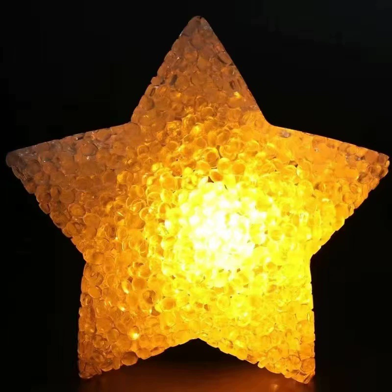 Handheld Star LED Lamp, stage performance prop, 8–20 cm, wrist strap or hand-held