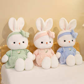 可爱小兔子公仔白色兔兔玩偶女生孩子生日礼物睡觉布娃娃毛绒玩具
