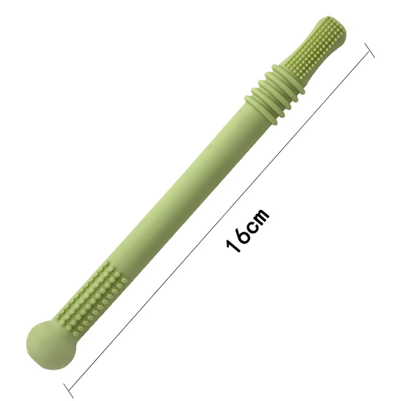 Palo molar para bebés, anti-comer, manos, silicona de grado alimenticio, período de deseo bucal, apaciguamiento del bebé, productos para morder durante la dentición