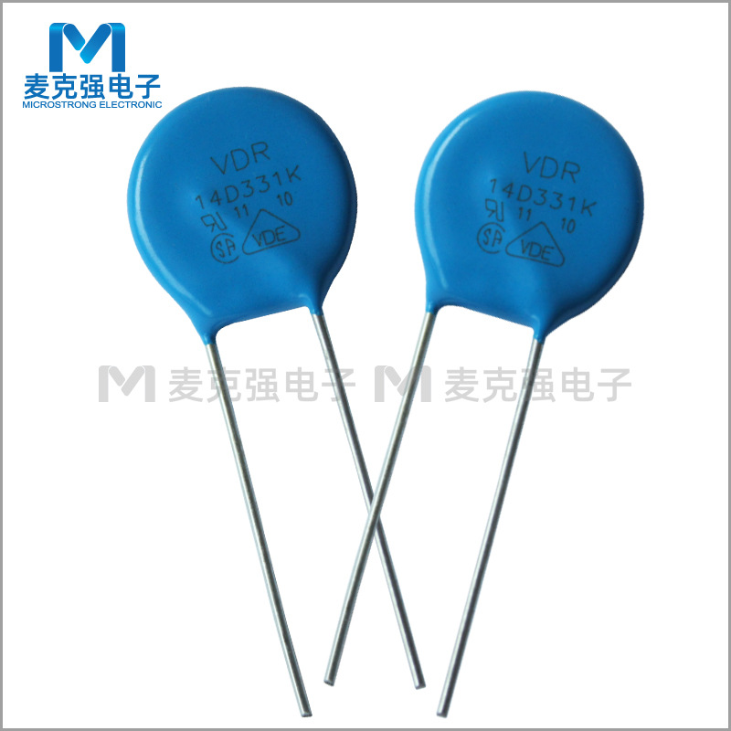 VDR氧化锌压敏电阻14D系列201/331/561/621K 片径14mm保护器件